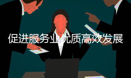 推进能提况质高展政策质的例行国关于关情效发务院绍会介业优业扩意见有促进吹风服务服务